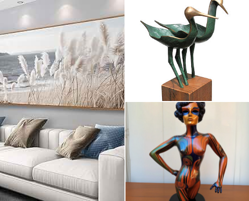 Art & Paintings: Journey thru Time cover photo collage