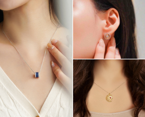 Jewellery collection for timeless elegance.💕 cover photo collage