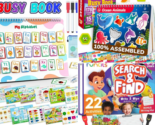 Toddler's Toy Corner cover photo collage