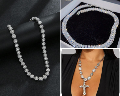 Shein Necklace✨ cover photo collage