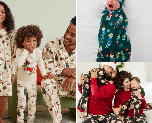 Holiday PJ’s cover photo collage