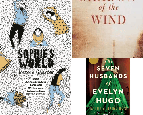 Books I love - my escapism cover photo collage