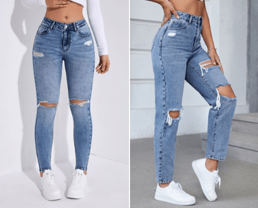 Shein denim 💙 cover photo collage