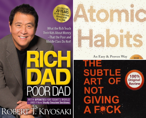 My favorite book recs cover photo collage