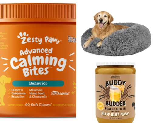 How I Calm my Exuberant Pup cover photo collage