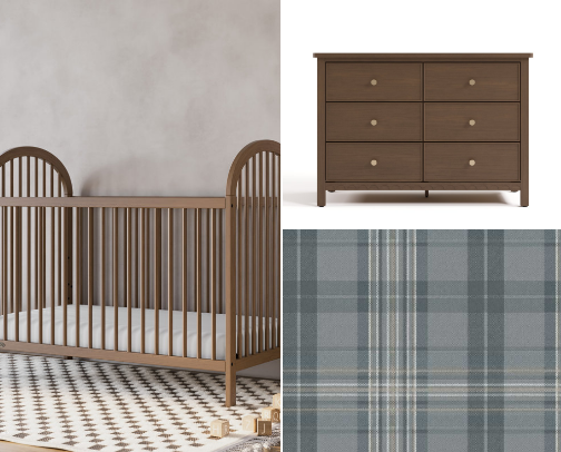 Baby boy nursery cover photo collage