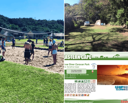 Recommended camping sites cover photo collage