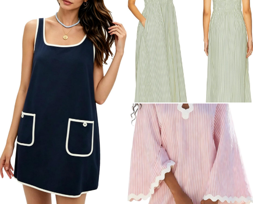 amazon dresses you need in your life under $50! cover photo collage