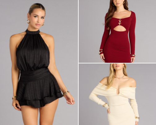 Outfit Valentine cover photo collage