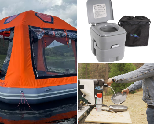 Camping Gear cover photo collage