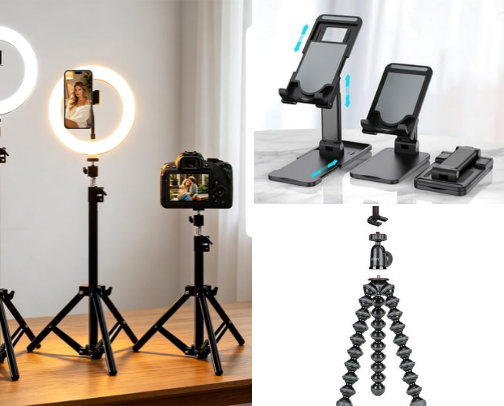 Tik tok content creator essentials cover photo collage