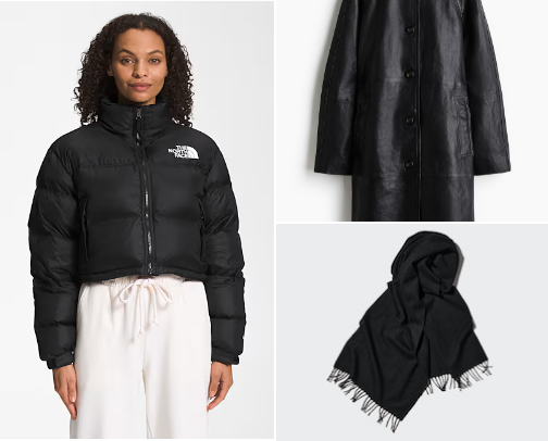 Winter outfits cover photo collage