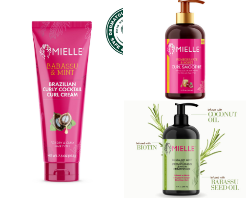 Curly hair products my children use cover photo collage