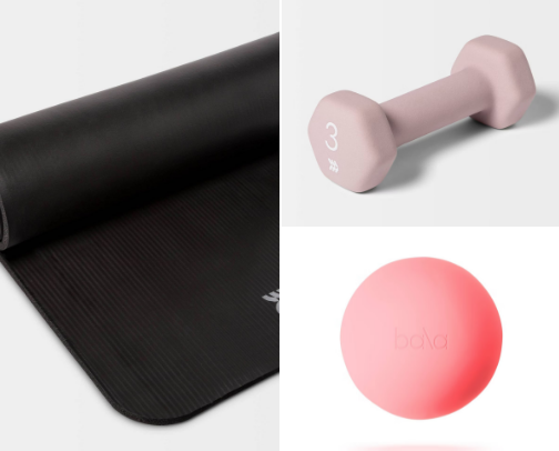 pilates and gym essentials cover photo collage