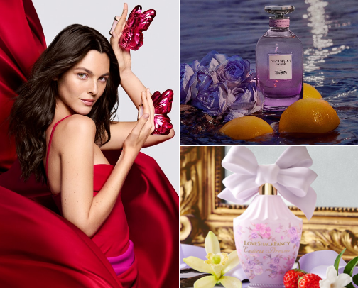 Best hot girl fragrance cover photo collage