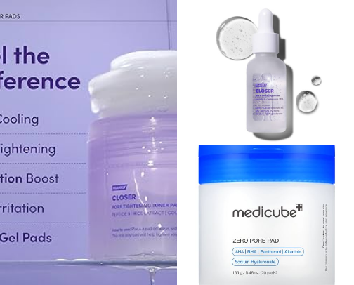 Korean Skincare for Enlarged Pores, Fine Lines, & Wrinkles (tried & tested!) cover photo collage