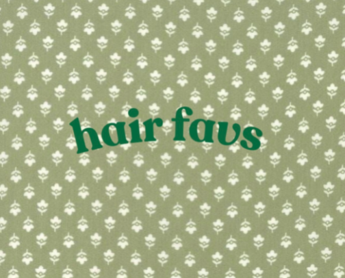 Hair favs cover photo collage