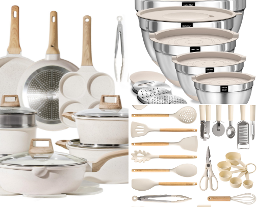 Kitchen and Cooking Utensils cover photo collage