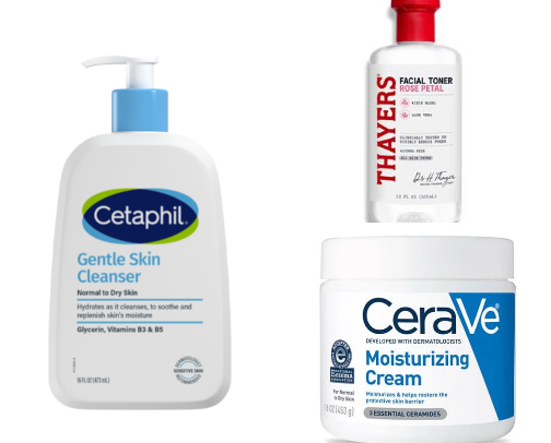 Skincare cover photo collage