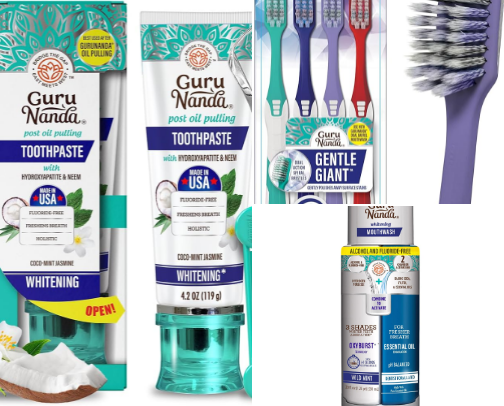 All natural, sensitive teeth approved oral care cover photo collage