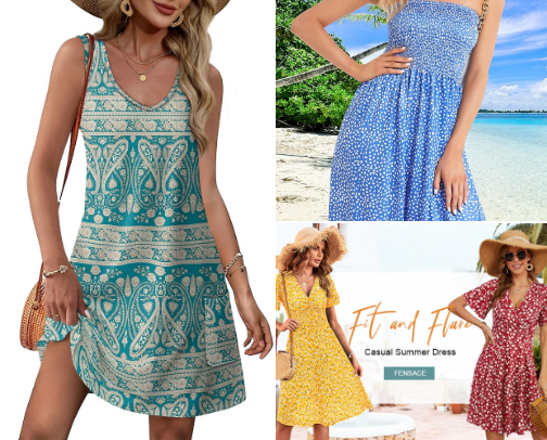 Summer outfits 2025 cover photo collage
