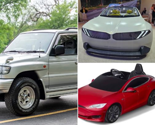 Vehicle cover photo collage