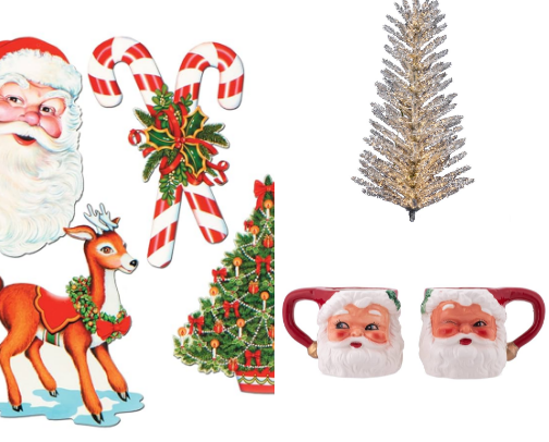 A True Vintage Christmas - the best cutouts, decor & more for your home cover photo collage