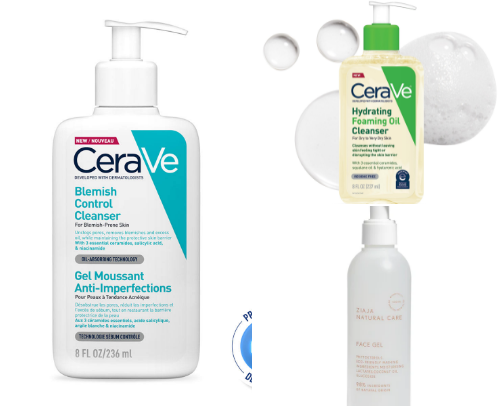 Skincare for dry skin ☁️ cover photo collage