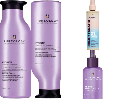 Pureology ( My bougiest feeling haircare). cover photo collage