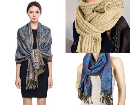 Chic Scarves & Shawls for everyday Style & Warmth cover photo collage