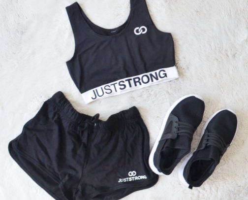 Just Strong cover photo collage
