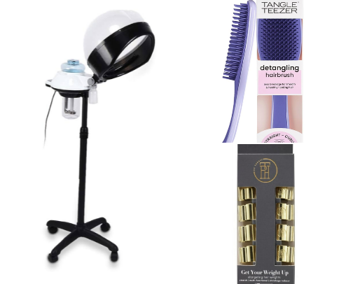 Curly Girl Essentials for Anti Breakage & Length Retention 👩🏽‍🦱➿👑 cover photo collage