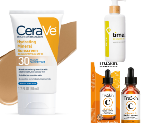 Over 50 face care on a budget cover photo collage