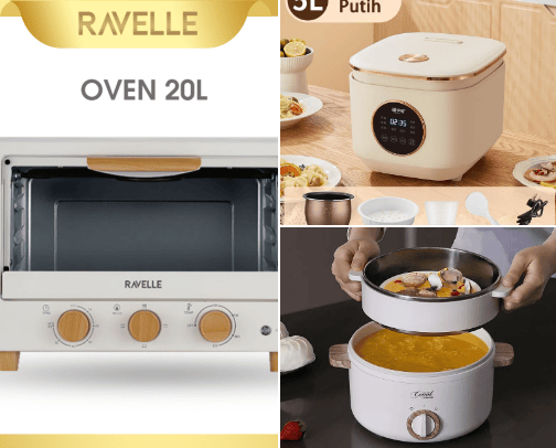 Cook and Bake Aesthetic Electric Equipment Recommendation cover photo collage