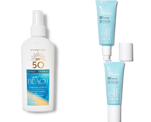 Skin care/sun care ☀️ cover photo collage