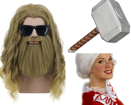Adult Halloween fun from Amazon cover photo collage