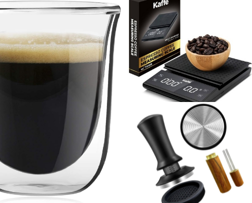 Coffee accessories ☕️ cover photo collage