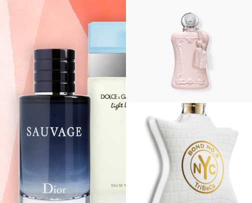 Fragrances cover photo collage