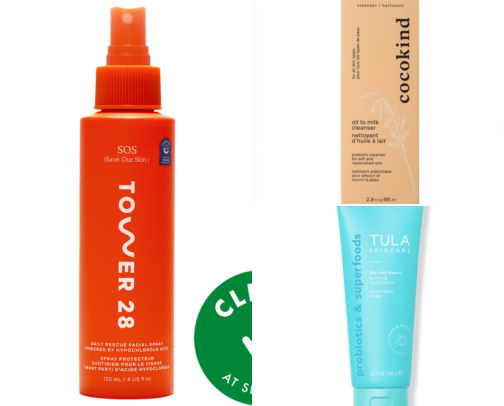 The Clean Beauty Reset: Non-Toxic Skincare & Makeup for Sensitive Skin cover photo collage