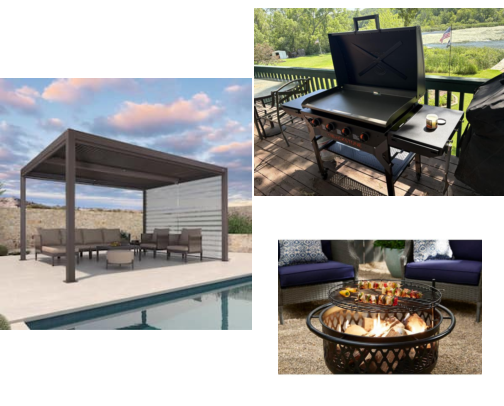 Our home just got a glow-up! These backyard and interior upgrades made everything cozier, smarter, and more inviting — check them out for instant inspiration.🏡 cover photo collage