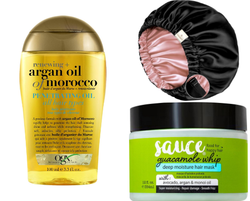 Things I Use for my Curly Hair cover photo collage