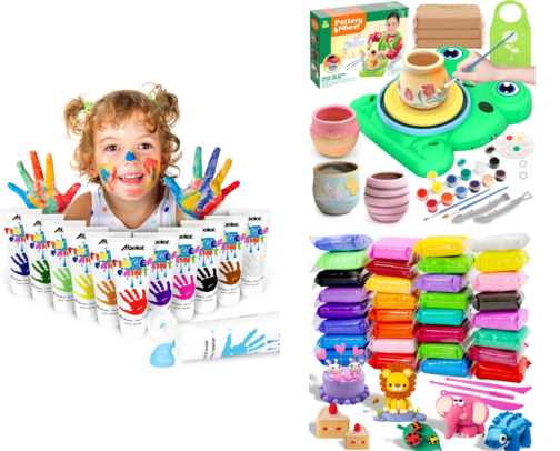 Amazon Screen-Free Kids Activities cover photo collage