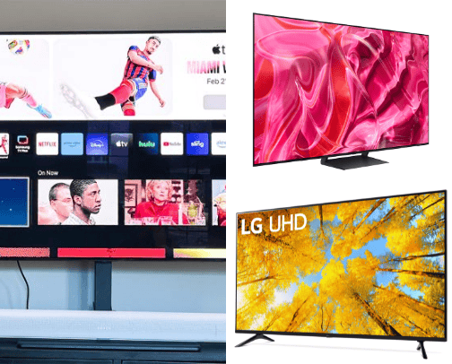 Looking for a New TV Here you will find some of todays best brands ..📺 cover photo collage