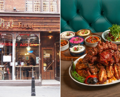 Food spots in London cover photo collage