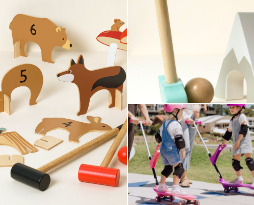 Outdoor Toys for Kids cover photo collage