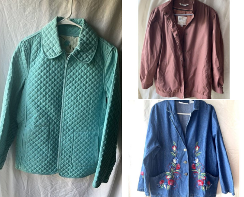 Vintage Womens Jackets cover photo collage