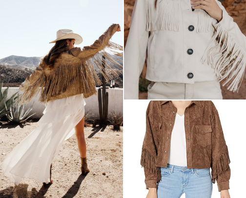 The Best Fringe Jackets cover photo collage