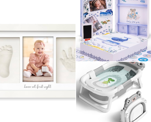✨ Cute Baby Gift List ✨ cover photo collage