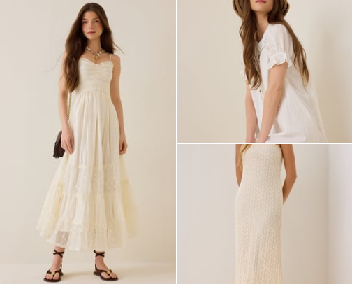 Little White Dress 👗 cover photo collage