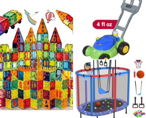 Toys and learning for Toddlers cover photo collage